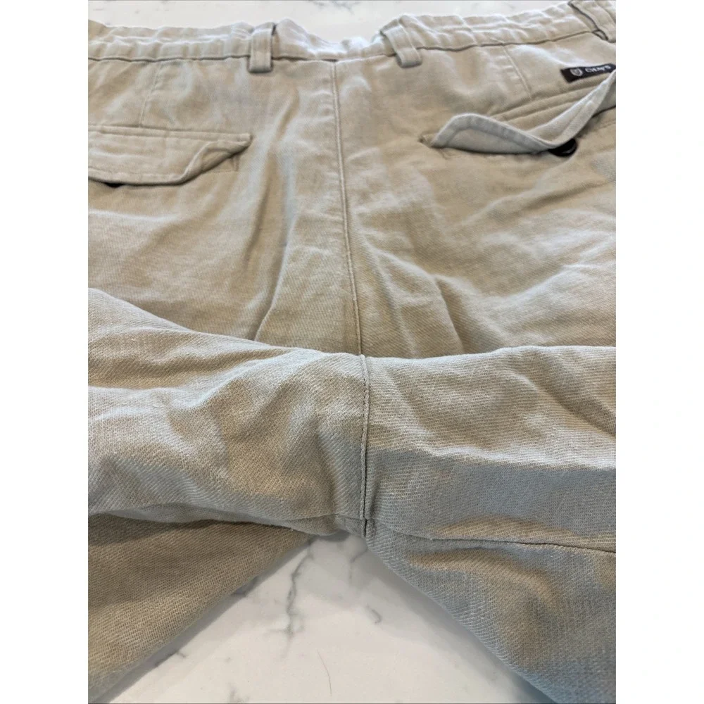 Vintage Chaps Ralph Lauren Cargo Shorts Mens 38‎ Khaki Flat Front 9